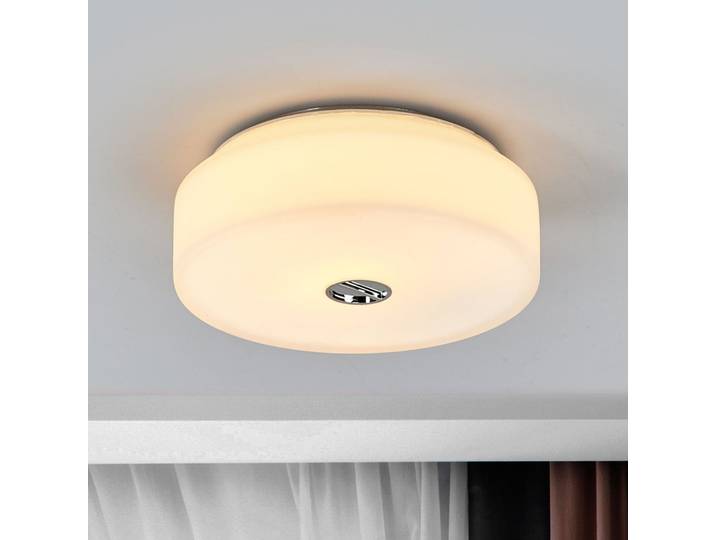 Button Mini Decken/Wandleuchte Glas - Flos - Badezimmer - Design - Rund