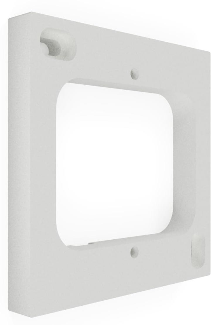 Telegärtner DoorLine inbouwframe wit voor wandmontage