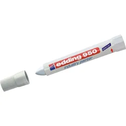 Industriemarker edding 950 weiß Packung mit 10 Stück