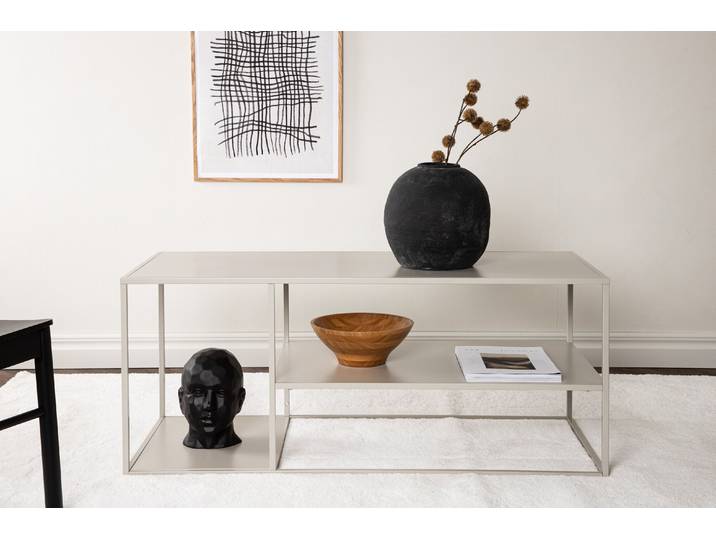 Beistelltisch Skapa - Schlichtes Design in Beige - Beige - Luxusbetten24