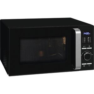 Exquisit Mikrowelle MW8925-7H, mit Heißluft & 1950 Watt Grill, 900 Watt, schwarz, mit Drehteller, Garraum 25 Liter
