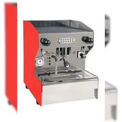 GMG Siebträger - Espressomaschine BAROSSI Professionale 1 Gr. Autom. - Farbe: Rot