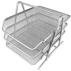 helit Briefkorb-Gestell Stahlgitter »the bridge network H25182« silber, 29.5x27.5x35 cm