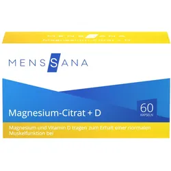 Magnesiumcitrat+d Menssana Kapseln 60 St