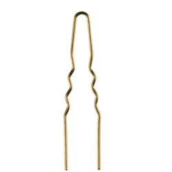 Lockennadeln gewellt gold 45 mm 50 Stück