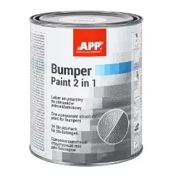 APP Bumper Paint 1K Strukturbeschichtung f. Kunststoff, grau, 1Ltr.