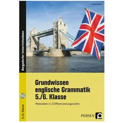Grundwissen englische Grammatik - 5./6. Klasse, Schulbücher von Manfred Bojes