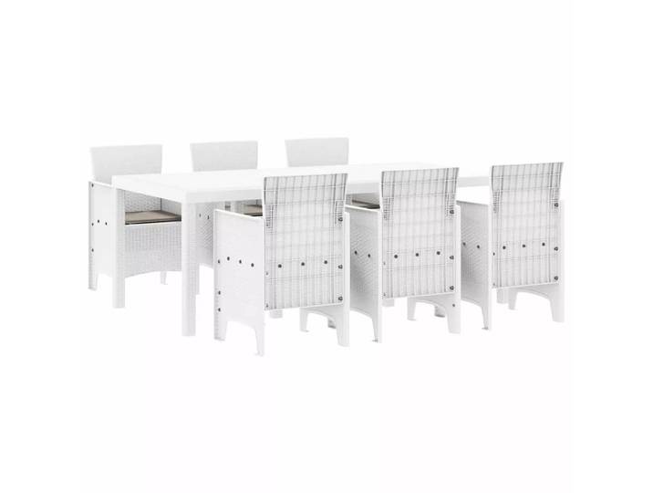 VidaXL - Essens draußen polypropylen, One Size, Weiss