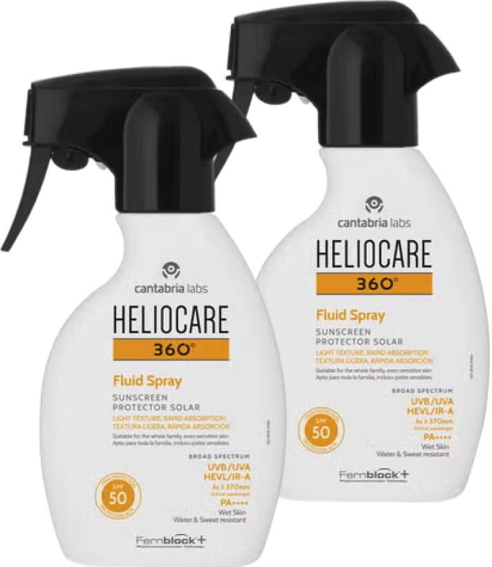 Heliocare Pack 360º Fluid Spray SPF502x 250ml