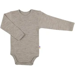 Joha Woll-Body langarm Rippqualität, beige, 86