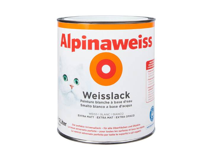 Alpina Weisslack Alpinaweiss 2 l Extra matt