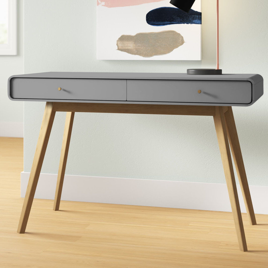 Hykkon Justine Writing Desk Grey 78.5cm H X 120cm W X 50cm D