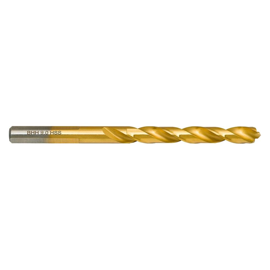 Hikoki Baildon DIN 338 RN 9 mm Metallbohrer, HSS TiN (S), 125-81 mm (3-Schneiden-Schaft) (54062141)