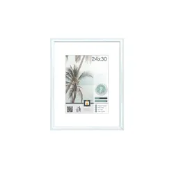 Kunststoffrahmen  Kyoto , weiß , Kunststoff , Maße (cm): B: 25 H: 31 T: 1.8