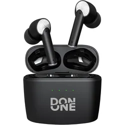 Don One TWSA130 BLACK - True Wireless Earbuds ANC ENC (4 h, Kabellos), Kopfhörer, Schwarz