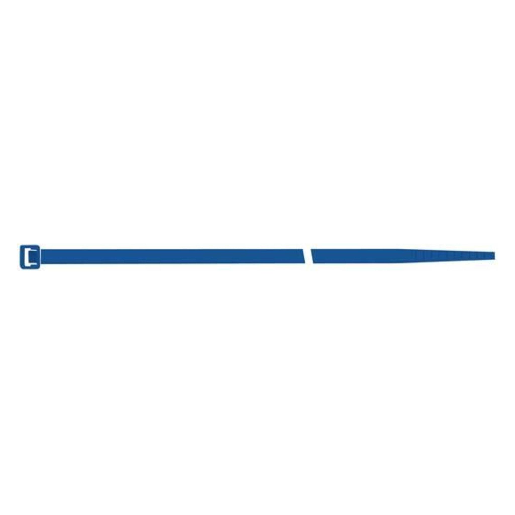 Magni SapiSelco SEL.11.210R Kabelbinder, blau, 3,5 mm × 140 mm (Kunststoffkabelbinder, 140 mm, 100 Stk.) (8014748302830)
