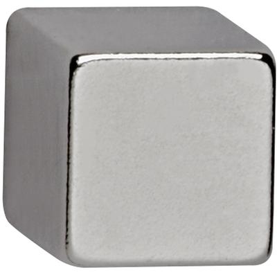 MAUL Neodym-Würfelmagnet 1x1x1cm silber VE=24x4 Stück
