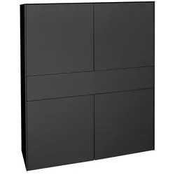 Mäusbacher Highboard Monza Glas Grau Anthrazit