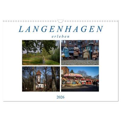 Langenhagen erleben (Wandkalender 2026 DIN A3 quer), CALVENDO Monatskalender