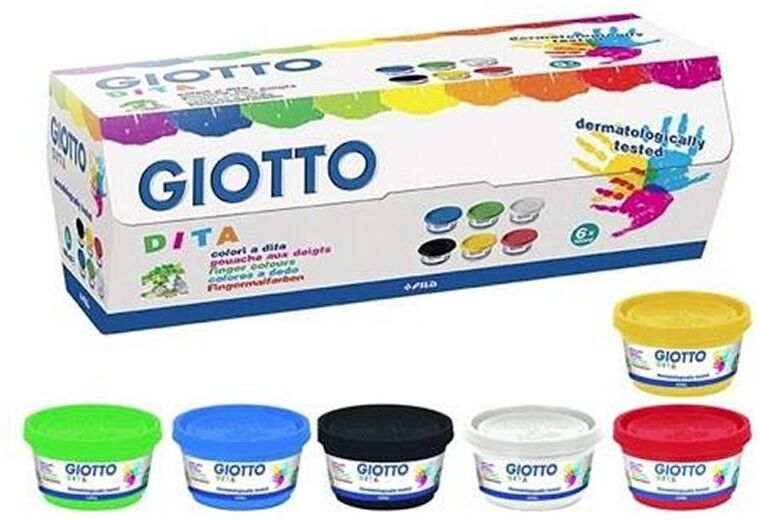 Giotto Dita - 6 pots peinture à doigt