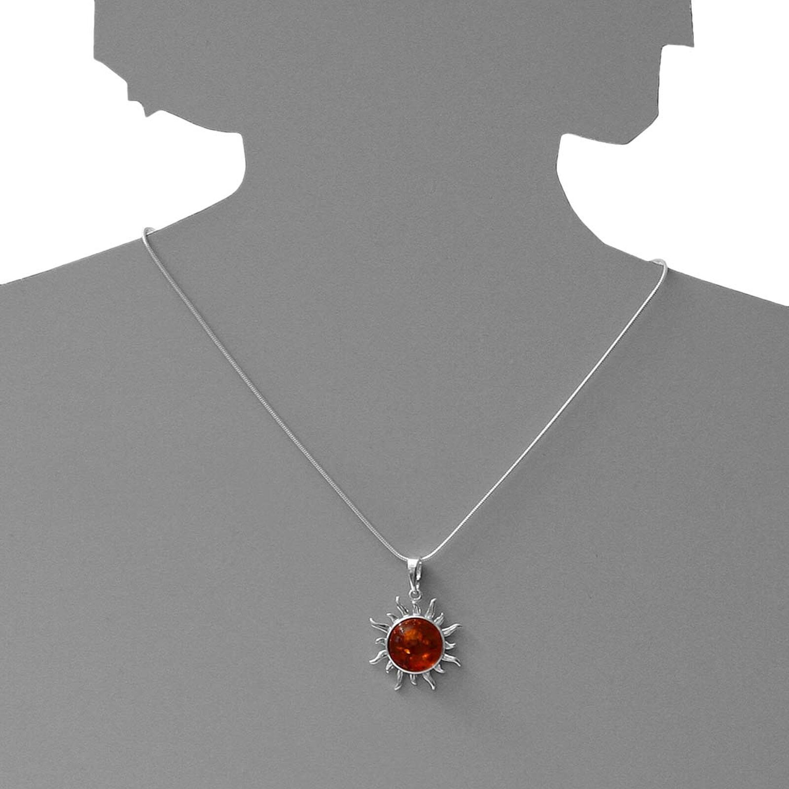 Kettenanhänger OSTSEE-SCHMUCK "Ostsee-Schmuck Anhänger Sonne 30 mm Anhänger Sonne 30 mm", weiß (weiß, neutral), Schmuckanhänger, Damen, 38 x 30mm, Silber 925 (Sterlingsilber), 4,3 g, Kettenanhänger