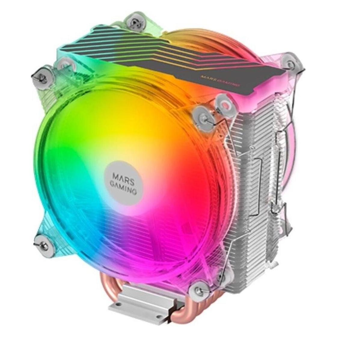 Mars Gaming Ventilateur Pour Processeur Mcpu66 RGB (Transparent) (102 mm) (MCPU66)