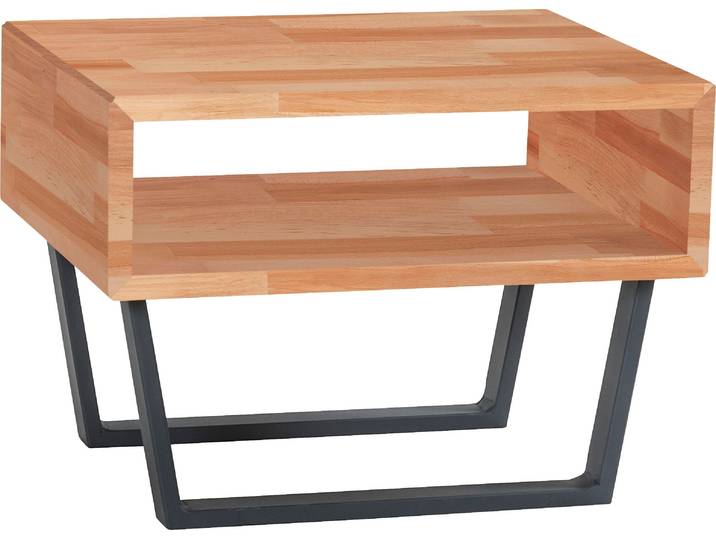 Nachttisch HASENA Jose , beige (kernbuche natur, geölt), B:50cm H:36cm T:41cm, Tische, Nachttisch