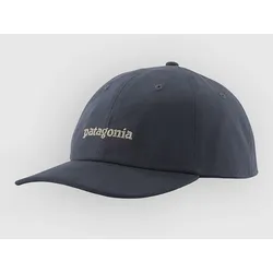 Patagonia Graphic Trad Cap text logo / smolder blue Gr. Uni