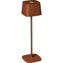 Konstsmide 7814-960 Capri LED-Akku-Tischlampe Mehrfarbig Terracotta