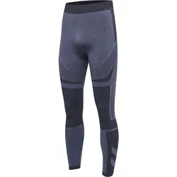 HUMMEL hmlTE MIKE SEAMLESS TIGHTS black/asphalt melange M