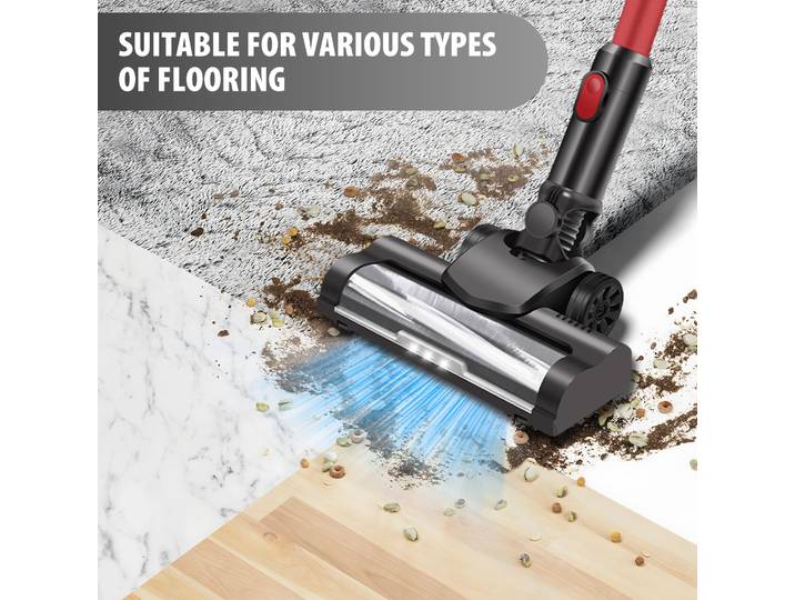 Aspirateur sans fil Hoover, modèle vertical, léger, portatif, sans sac, pour la maison. Aspirateur sans fil : aspiration puissante, ultra-léger, ultra-silencieux, rechargeable, pour un nettoyage