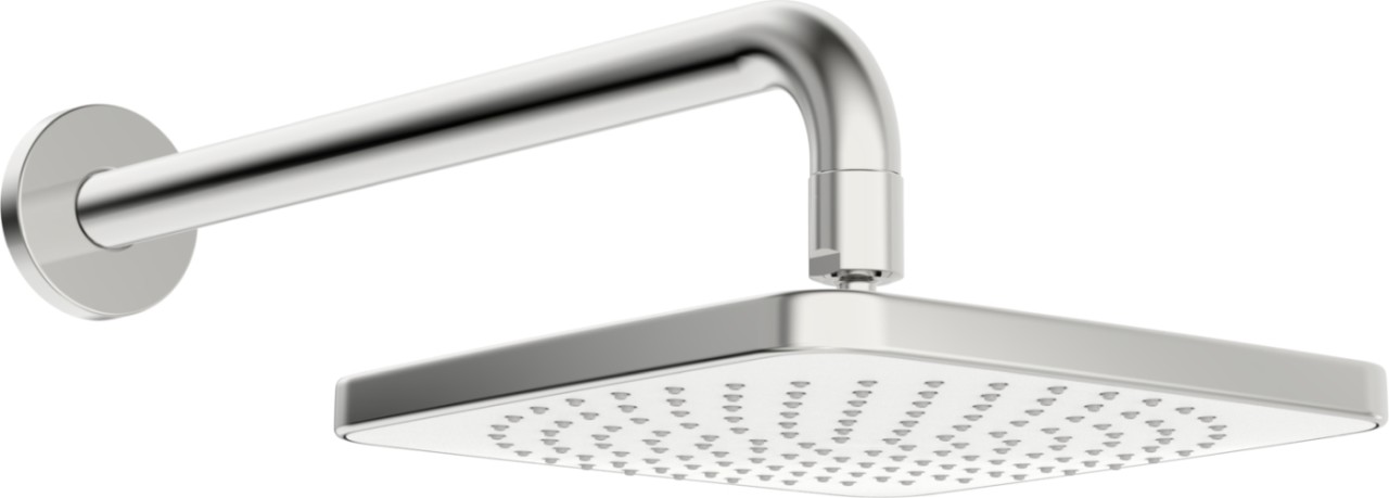 Hansa Kopfbrause HANSABASICJET Style 4436 1-strahlig 200x200 mm Ausld. 348 mm chr 44360200