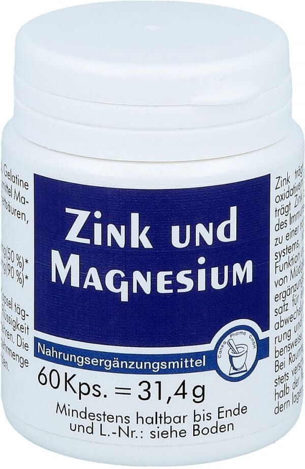 Zink + Magnesium Kapseln 60stk