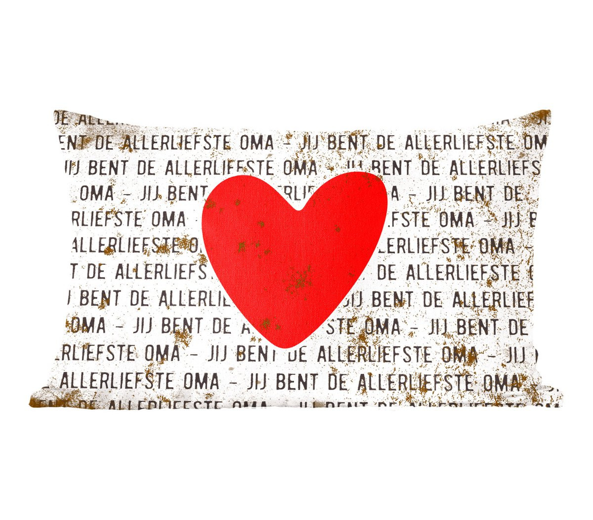 PillowMonkey Sierkussen De allerliefste oma - 60 x 40 cm