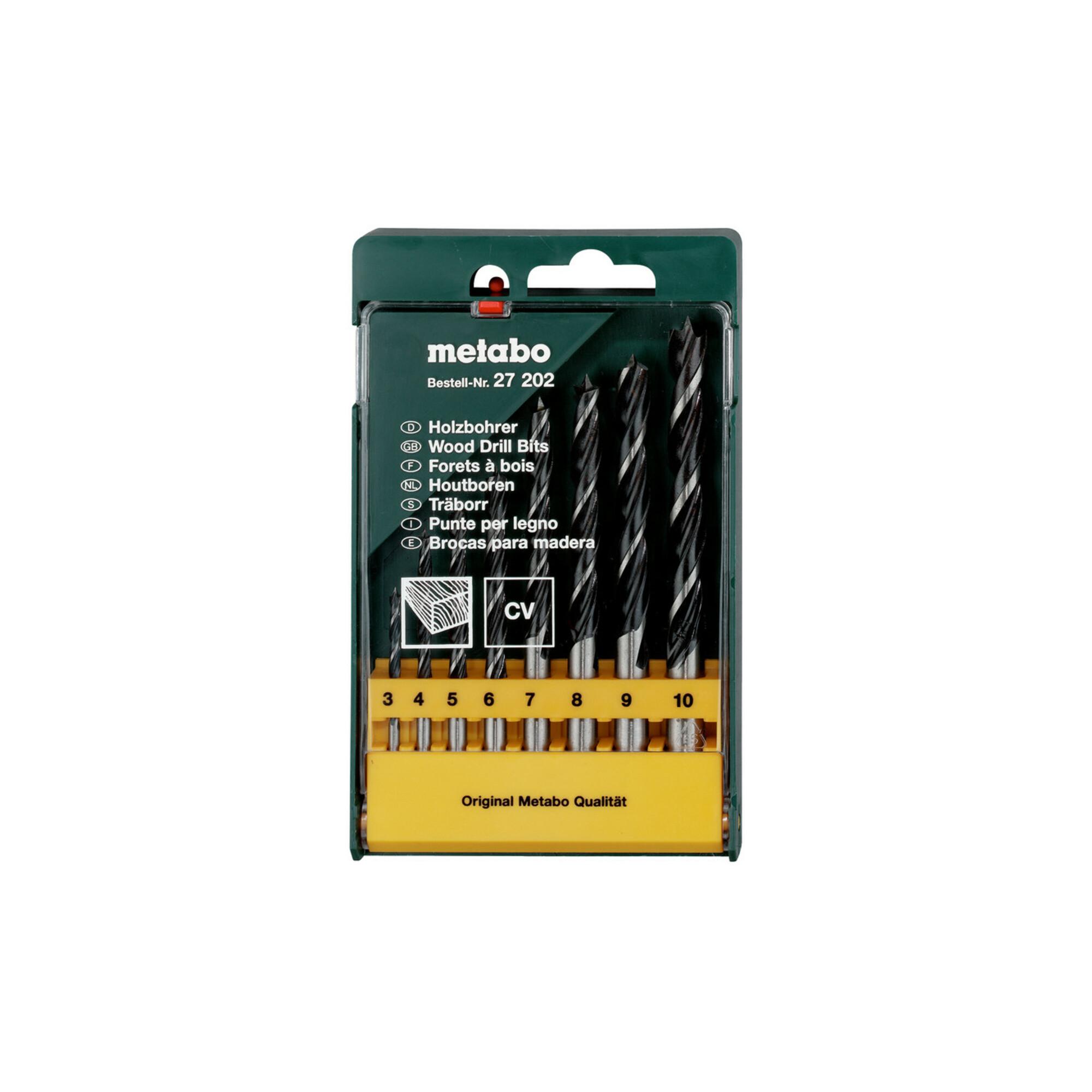 Metabo Holzbohrer-Kassette, 8-teilig (627202000)