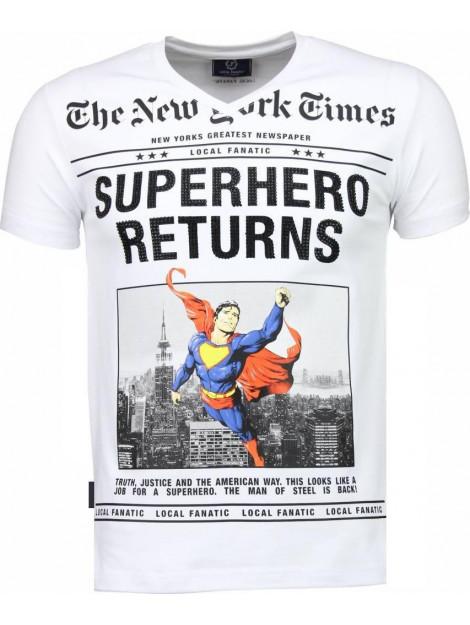 Local Fanatic Superhero returns t-shirt