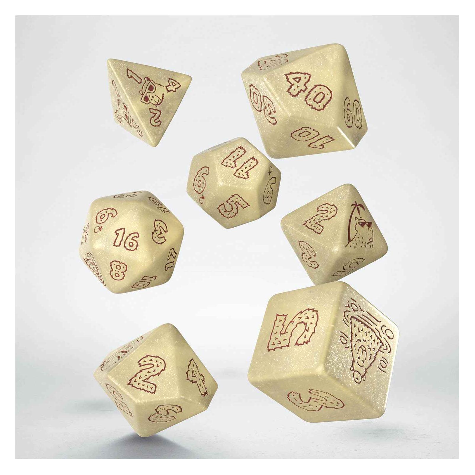 Q Workshop Capybara Dice Set: Sleepie (QWS-SCAP02)