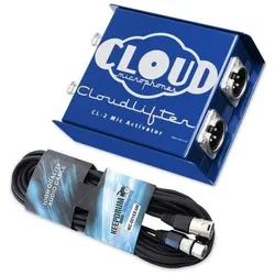 Cloud Microphones Pegelverstärker CL-2 Cloudlifter mit Kabel (Verstärker), Effektgerät, Blau