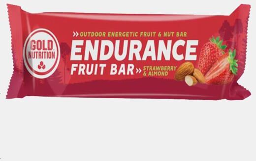 GOLD NUTRITION ENDURANCE FRUIT BAR MORANGO & AMENDOA 40G