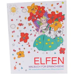 Buch Elfen Malbuch Für Erwachsene