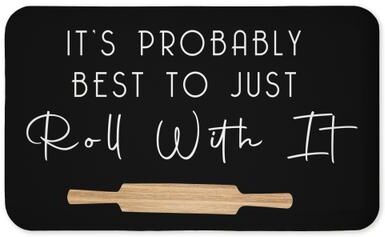 "Stupell Country Kitchen Sayings & Florals Kitchen Mat, 18x30 - 18"" x 30"""