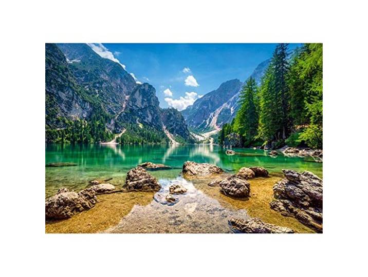 Yingxin34 Puzzle 4000 Teile - Jigsaw Puzzle für Erwachsene - Buntes Puzzle 4000 Teile Erwachsene, Motiv: Berge weit Weg vom See 4000 Teile Puzzle, Puzzle Erwachsene 4000 Teile, Puzzel,4000 Puzzle