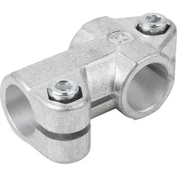 ROHRVERBINDER T-STÜCK, FÜR RUNDROHRE, FORM:A, ALUMINIUM, KOMP:STAHL, A=25,1, B=25,1