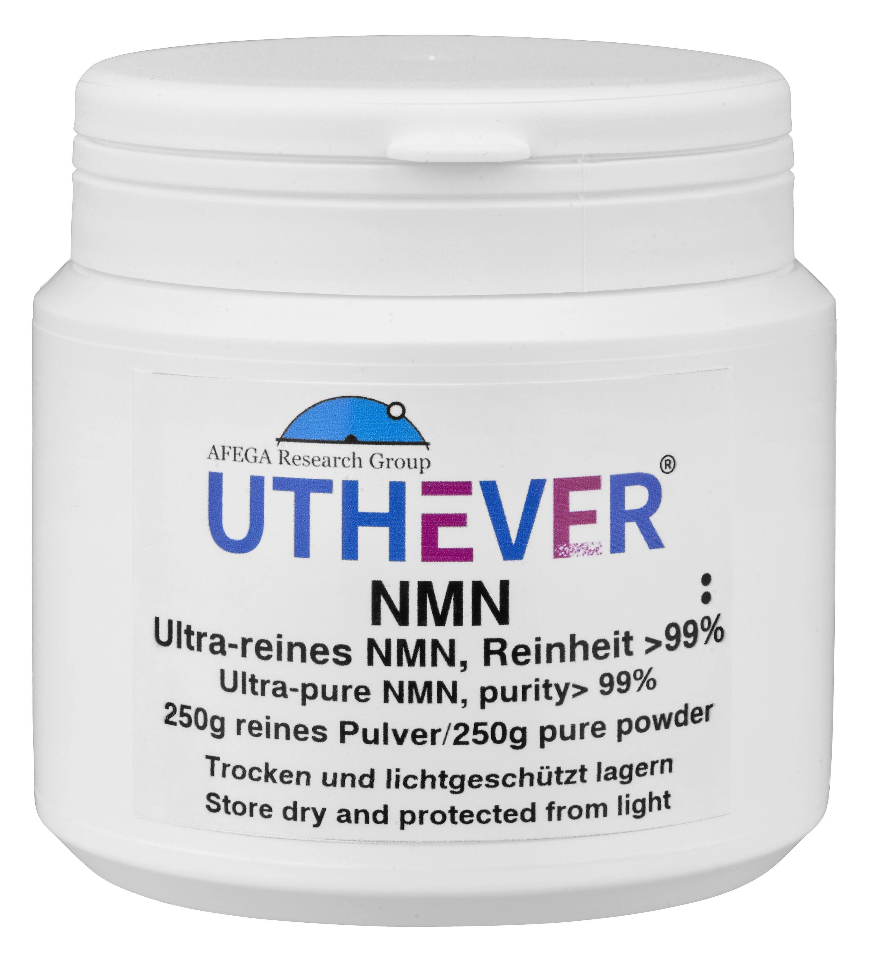 UTHEVER NMN - Der NAD-Booster für Ihre Zellen - 250g NMN-Pulver, Reinheit > 99%
