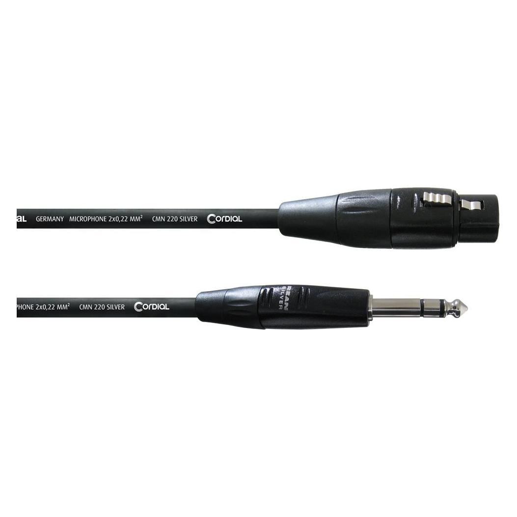 Cordial CIM 0.3 FV - Studiokabel SilverLine / Sym. Klinken-Verbindungskabel (0.30 m, Cinch Kabel) (CIM 0.3 FV)
