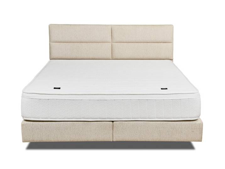 Boxspringbett LINE 180 x 200 cm Kunststoff Synthetikfaser...