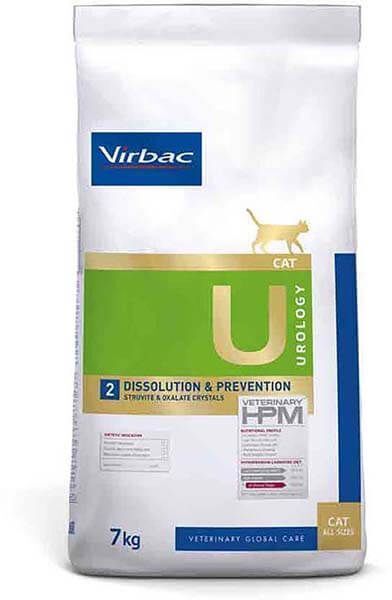 Veterinary HPM CAT Urology 2 Dissolution & Prévention - Croquette pour chat, aliment compl 7000 g Futter