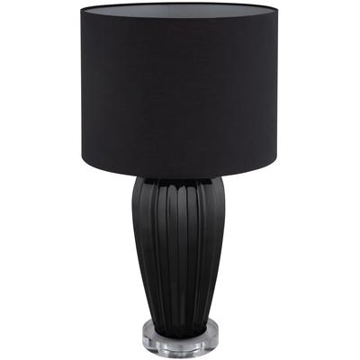 GLOBO LIGHTING "IRINA" E27 1 Stk. Design Tischlampe, Wohnzimmer, Schlafzimmer, Flur, Textilschirm
