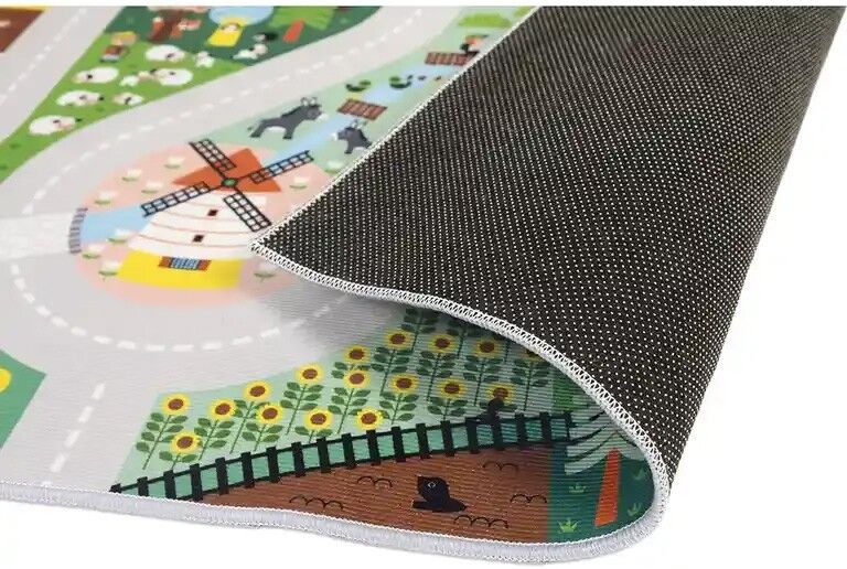 Tapis avec circuit Campagne Cross Roads - Janod
