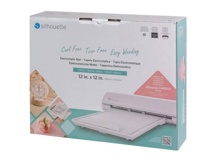 Schneidematte Silhouette Weiss Kunststoff T 30.5 cm B 30.5 cm - Schneidematte
